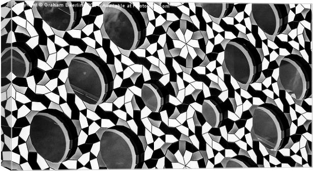  Black and White Abstracts Canvas Print by Graham Beerling