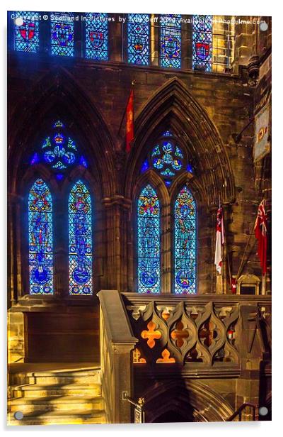  Stained Glass Windows Glasgow Cathedral Acrylic by Tylie Duff Photo Art