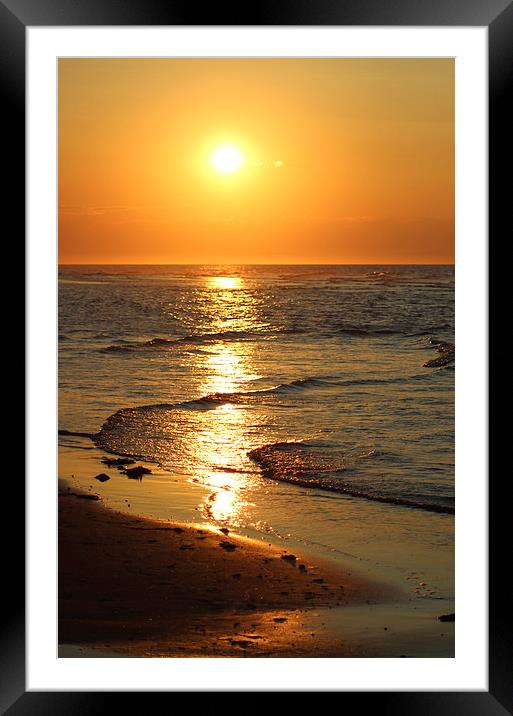  Lossiemouth Sunset Framed Mounted Print by Mandy Hay