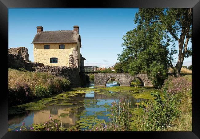  Stogursey Castle in Summer Framed Print by Bob Small