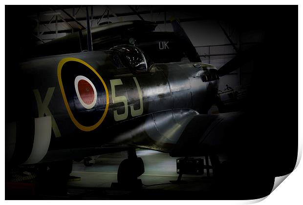 Spitfire MK356   Print by J Biggadike