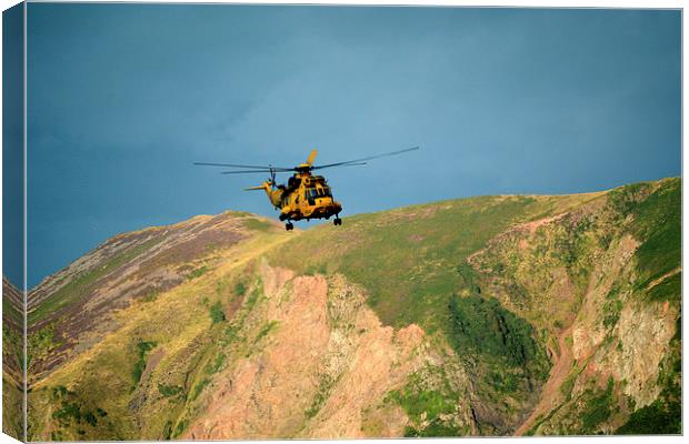RAF Rescue Helicopter  Canvas Print by graham young