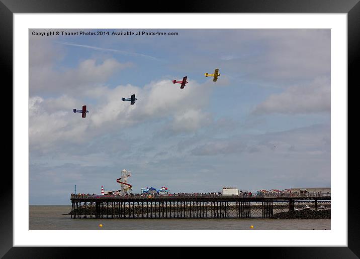  Turbulent Display team Framed Mounted Print by Thanet Photos