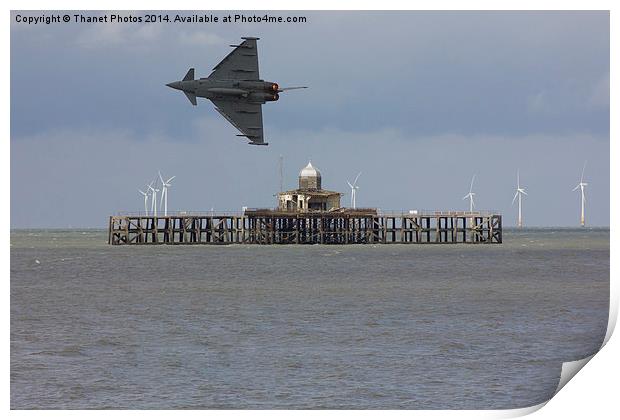  Eurofighter Typhoon Print by Thanet Photos