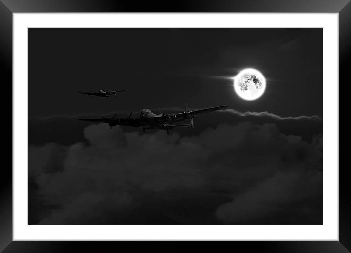 Bombers Moon  Framed Mounted Print by J Biggadike