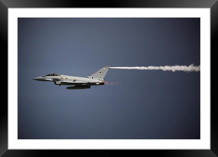  Eurofighter Typhoon Framed Mounted Print by Phil Clements