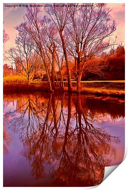  Anglesey Reflections Print by Nick Wardekker