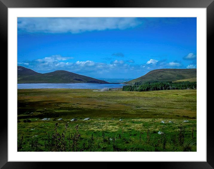 Spelga Dam Mourne Mountains Northern Ireland Framed Mounted Print by Chris Curry