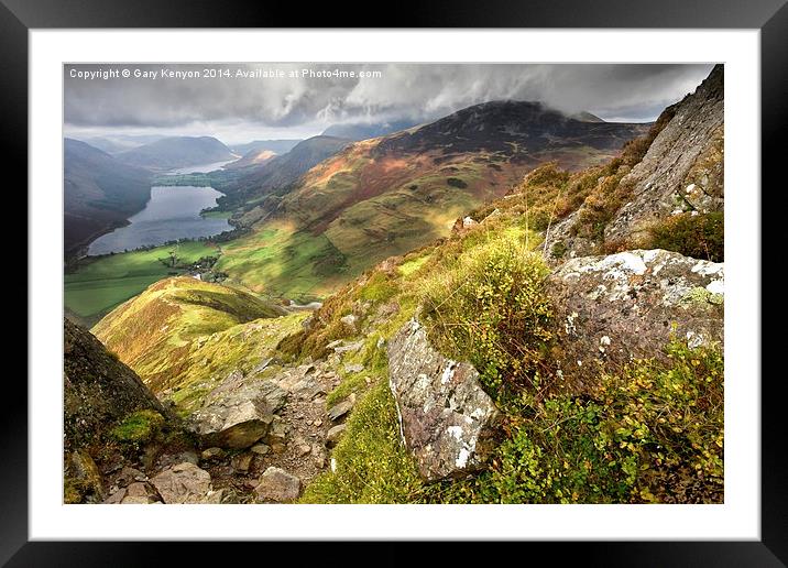  Light On The Fells - Fleetwith Pike Framed Mounted Print by Gary Kenyon