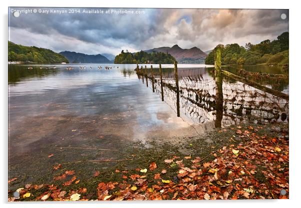  Derwentwater Early Morning Acrylic by Gary Kenyon
