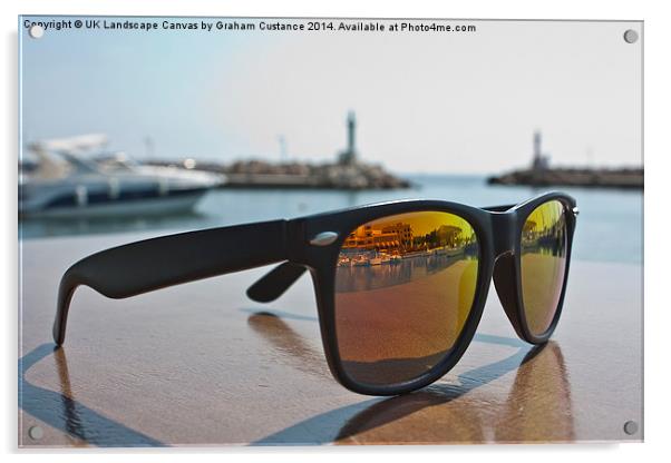  Sunglasses  Acrylic by Graham Custance