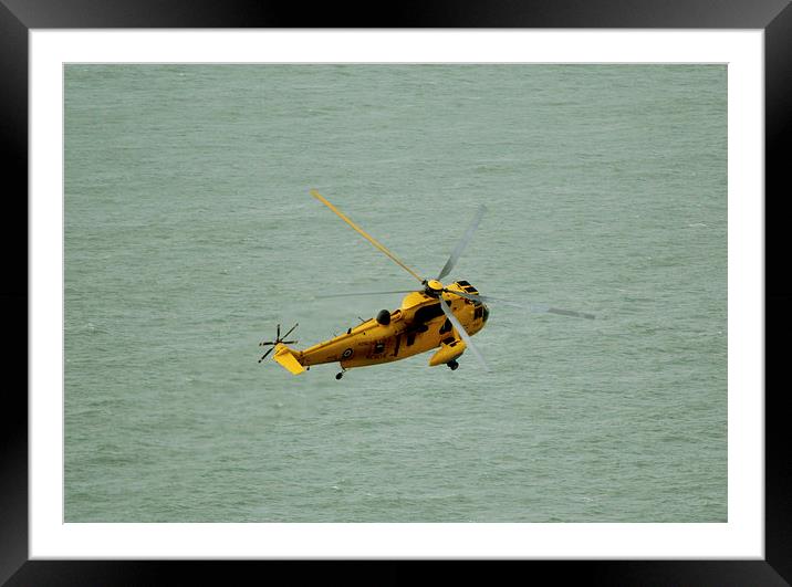 RAF Rescue  Framed Mounted Print by graham young
