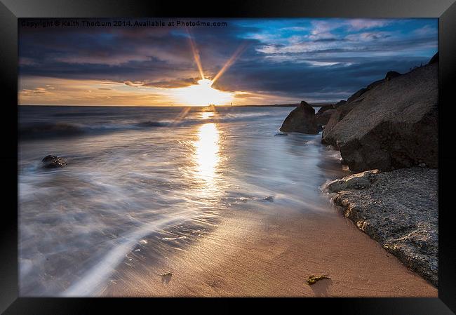 Joppa Sunrise Framed Print by Keith Thorburn EFIAP/b