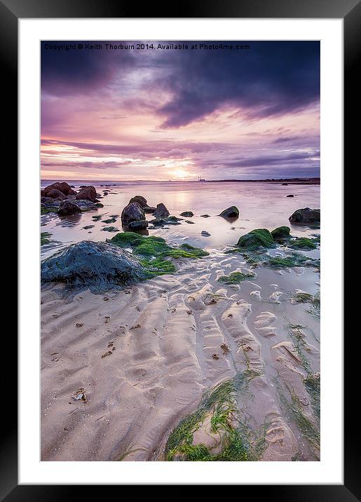 Musselburgh East Sunset Framed Mounted Print by Keith Thorburn EFIAP/b