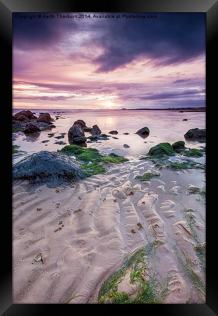 Musselburgh East Sunset Framed Print by Keith Thorburn EFIAP/b