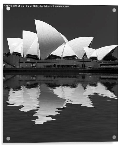  Sydney Opera House abstract Acrylic by Sheila Smart