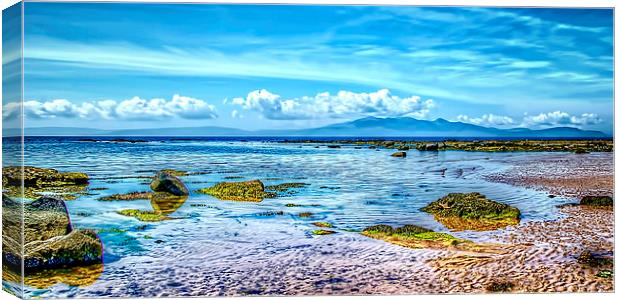 The Ayrshire Coast  Canvas Print by Valerie Paterson