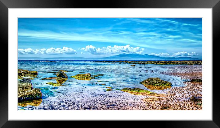 The Ayrshire Coast  Framed Mounted Print by Valerie Paterson