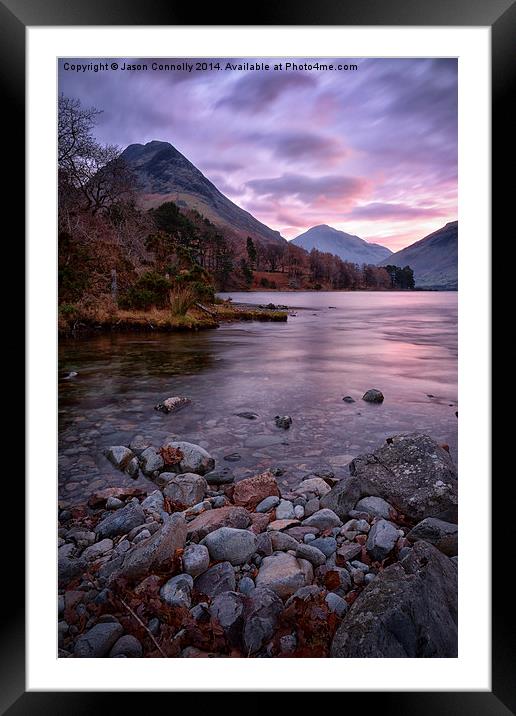  Early On At Wastwater  Framed Mounted Print by Jason Connolly