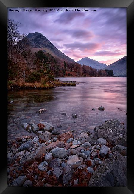  Early On At Wastwater  Framed Print by Jason Connolly