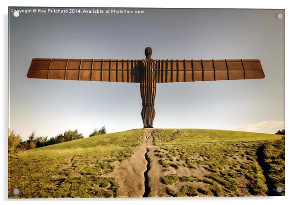  Angel Of The North Acrylic by Ray Pritchard