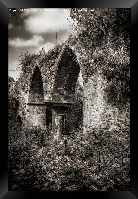 Ruined Arches Framed Print by Ann Garrett