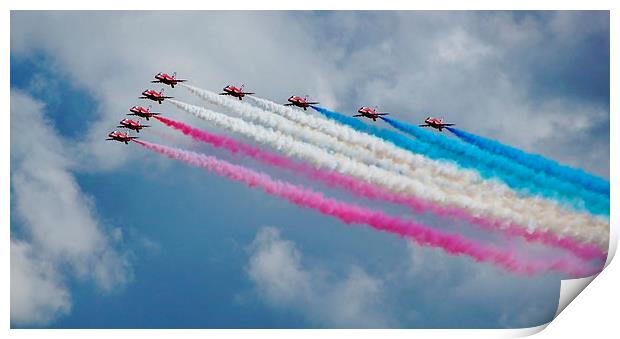  Red Arrows Print by Tim Clifton