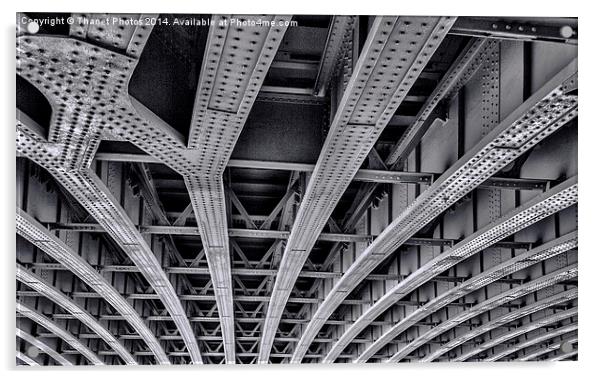  Under the bridge Acrylic by Thanet Photos