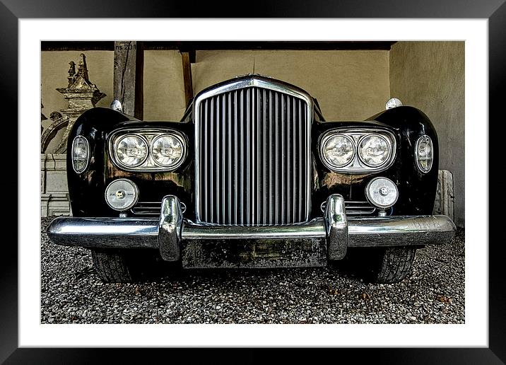 car grill Framed Mounted Print by Jo Beerens