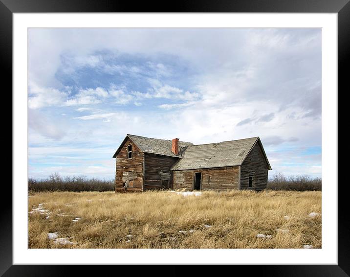  A Prairie Home Framed Mounted Print by Brian Ewing