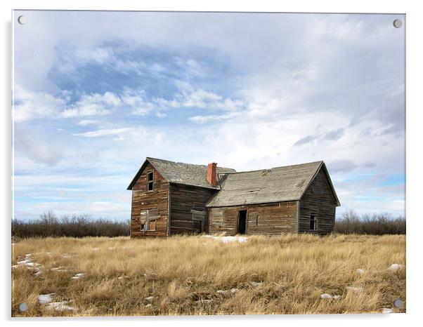  A Prairie Home Acrylic by Brian Ewing