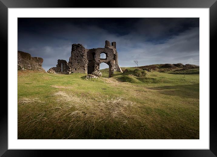  Pennard castle Framed Mounted Print by Leighton Collins