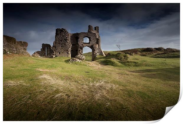  Pennard castle Print by Leighton Collins