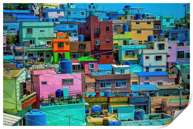  Colors of Busan Print by Alex Inch