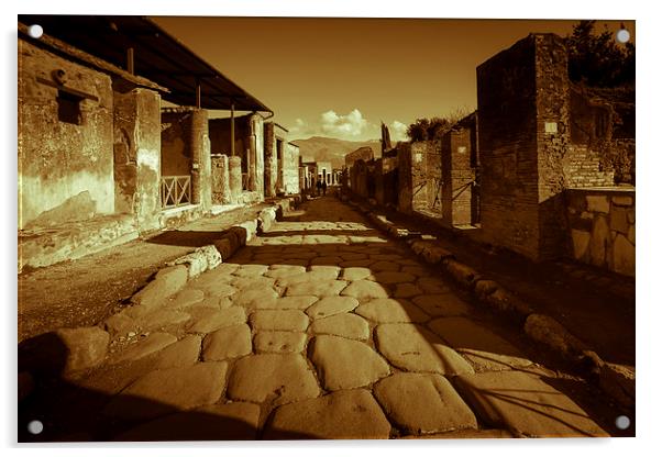  Pompeii street Acrylic by Leighton Collins