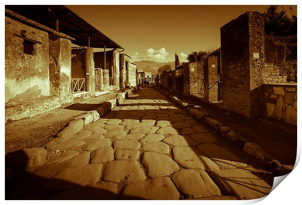  Pompeii street Print by Leighton Collins