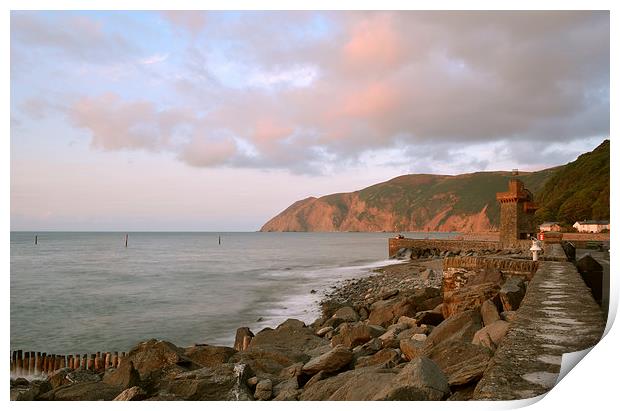A Lynmouth Evening  Print by graham young