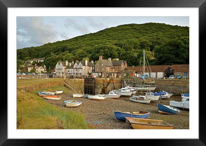 Porlock Weir  Framed Mounted Print by graham young