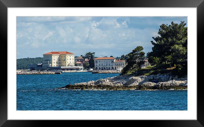  Porec On The Adriatic  Framed Mounted Print by Judith Lightfoot
