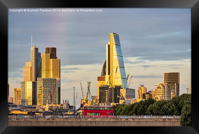  London's Modern Skyline Framed Print by Graham Prentice
