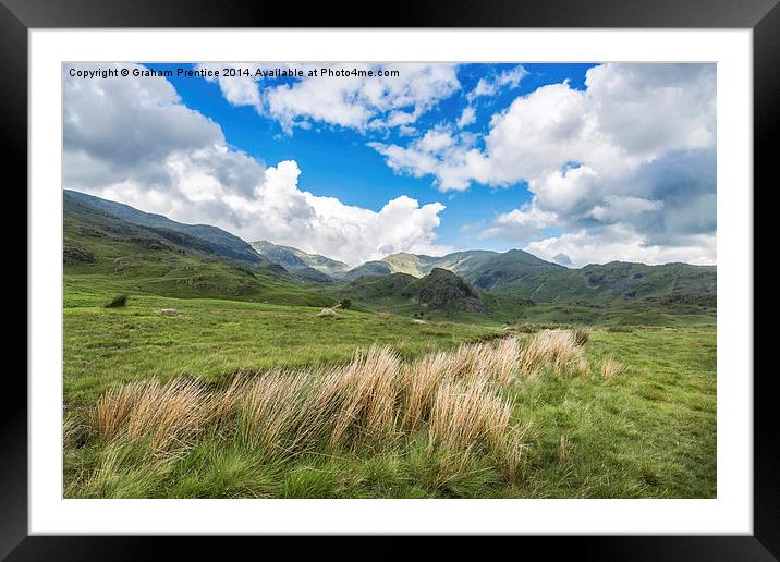 Lakeland Fells at The Old Man Of Coniston Framed Mounted Print by Graham Prentice