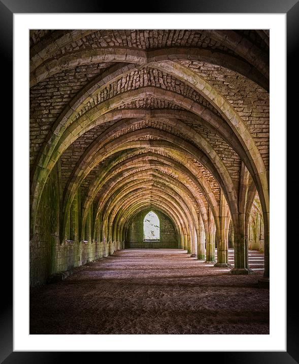  Fountains Abbey Framed Mounted Print by Laura Kenny