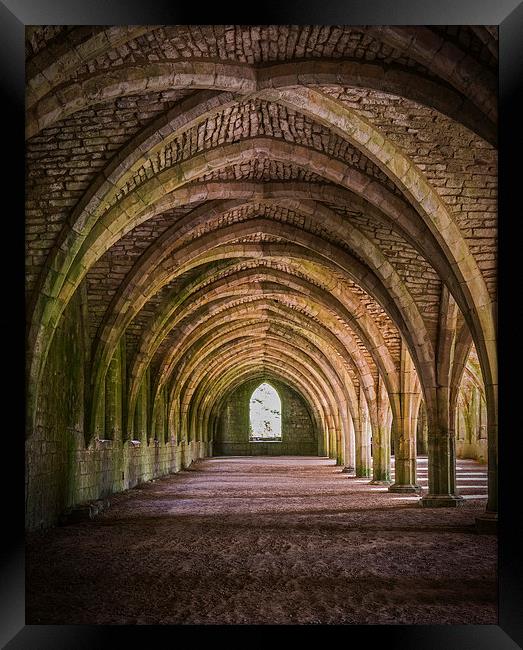  Fountains Abbey Framed Print by Laura Kenny