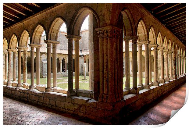   The Cloisters  Print by Irene Burdell