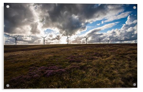  Wind Power Acrylic by David Hirst