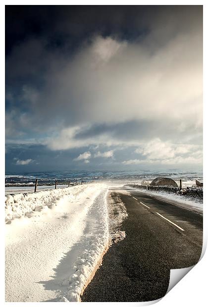  A Yorkshire winter Print by David Hirst
