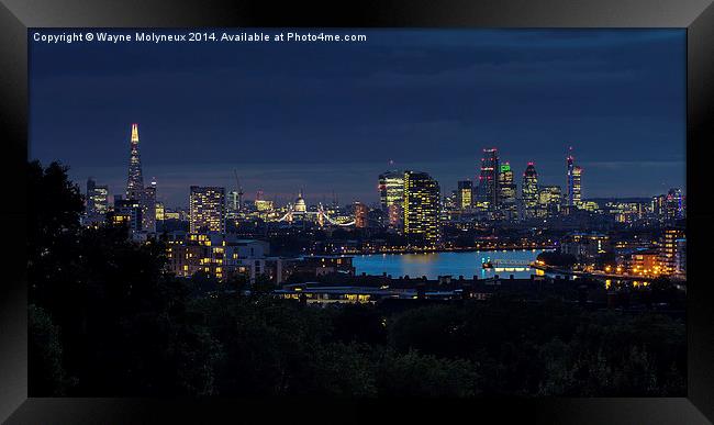  London Panorama Framed Print by Wayne Molyneux