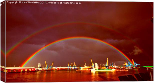  Over The Rainbow Canvas Print by Nick Wardekker