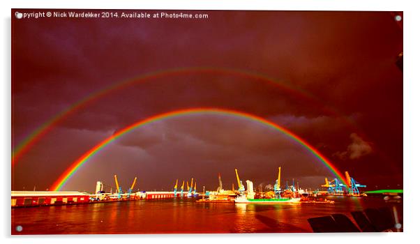  Over The Rainbow Acrylic by Nick Wardekker