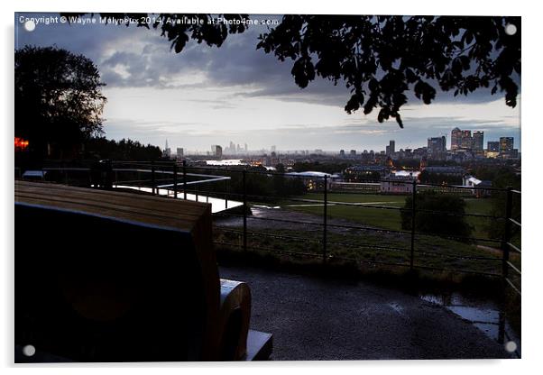 London After The Rain  Acrylic by Wayne Molyneux